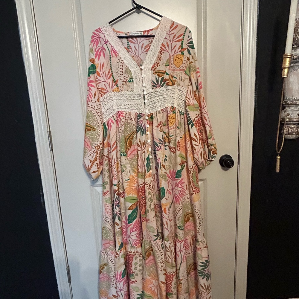 Bohemian Maxi Dress.  Size 3X